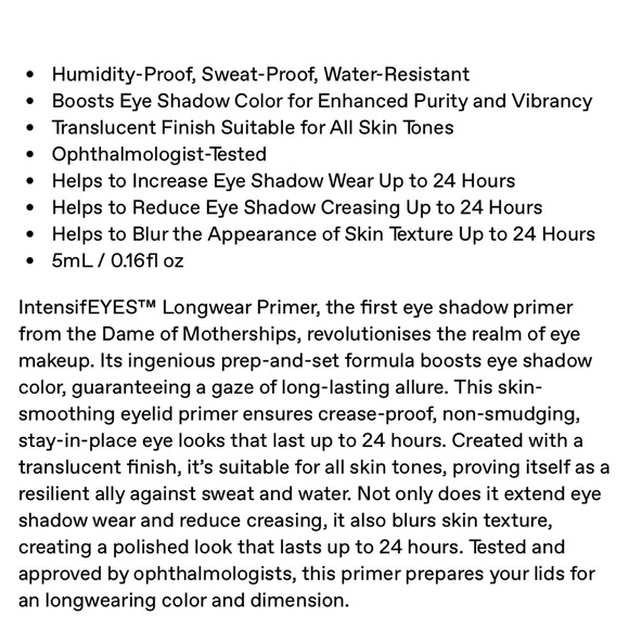 Pat McGrath IntensifEYES™ Longwear Primer NEW - Picture 6 of 7